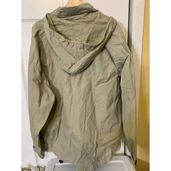 Vtg 90’s Chaps Ralph Lauren Mens Sz L 1/2 Zip Pullover Coat Sailing Jacket Tan - Picture 10 of 10